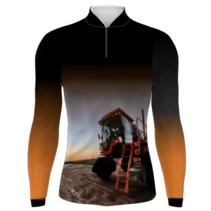 Camisa Agro Laranja Proteção Solar UV50+
