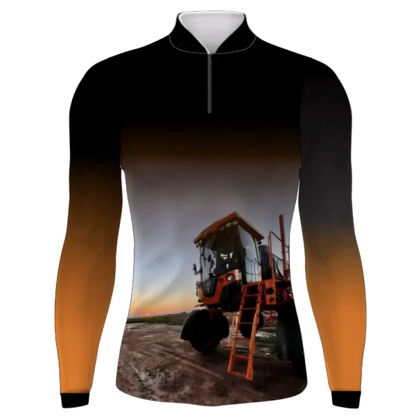 Camisa Agro Laranja Proteção Solar UV50+