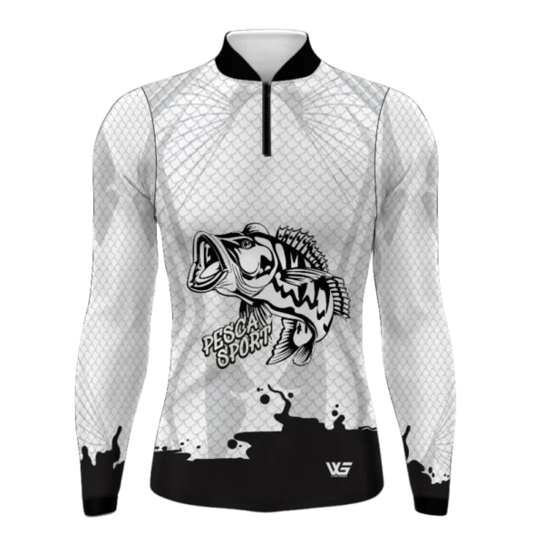 Camisa Pesca Azul Manga Longa Dry Fit Proteção UV50+ (cópia)